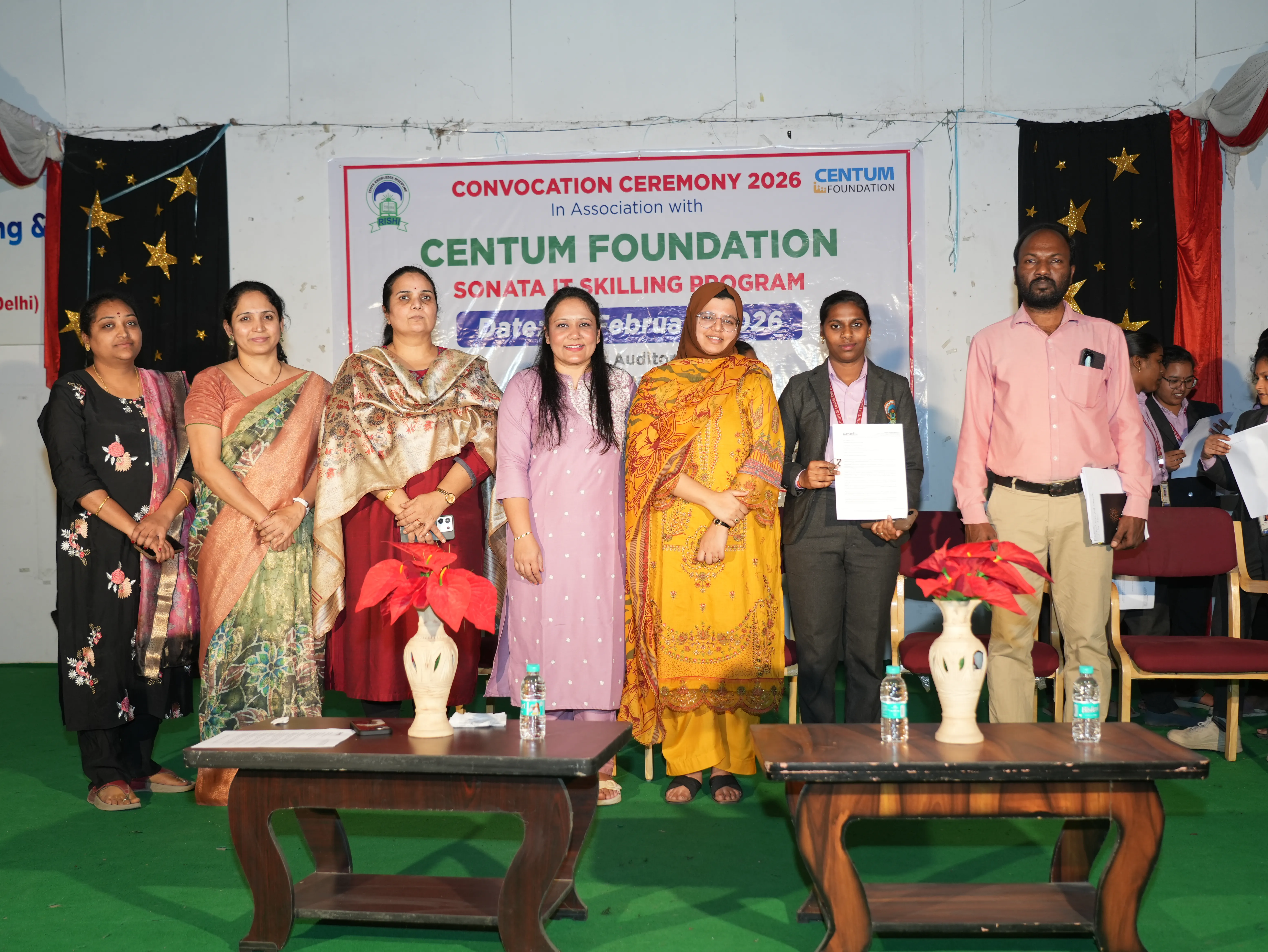Convocation Ceremony of Sonata CSR through Centrum foundation for 4 th year students - RITW